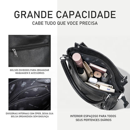 Bolsa Feminina Grande em PU Premium