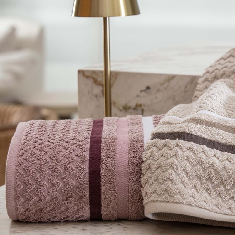 Kit 4 Toalhas Banhão Gigante Jacquard Trento — 100% Algodão Premium 450g/m²