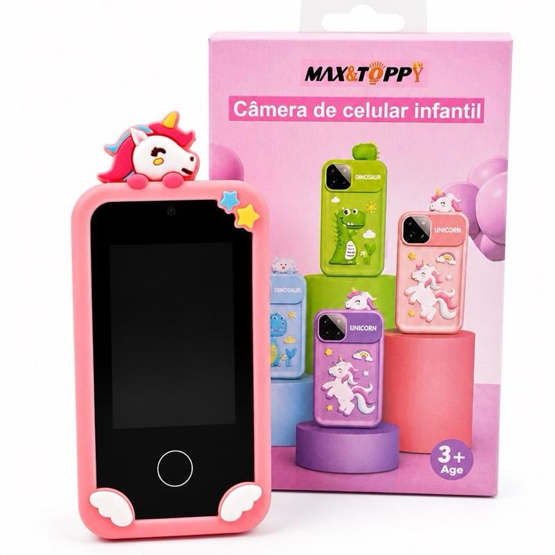 Câmera Infantil Digital Unicórnio com Tela – Fotos e Vídeos para Crianças