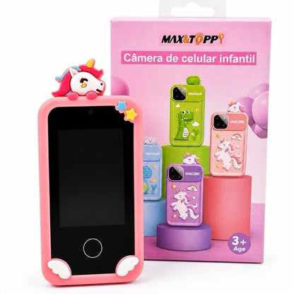 Câmera Infantil Digital Unicórnio com Tela – Fotos e Vídeos para Crianças