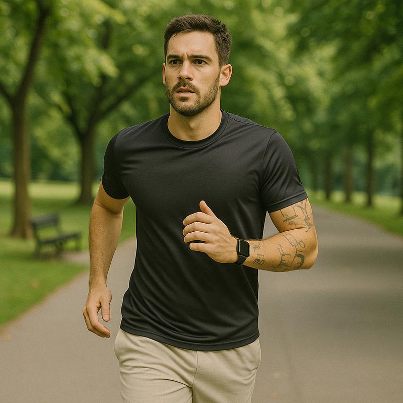 Kit 5 Camisetas Dry Fit Masculinas Básicas