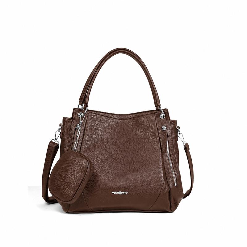 Bolsa Feminina Grande em PU Premium