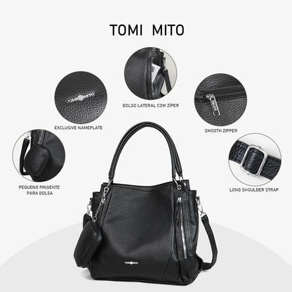 Bolsa Feminina Grande em PU Premium