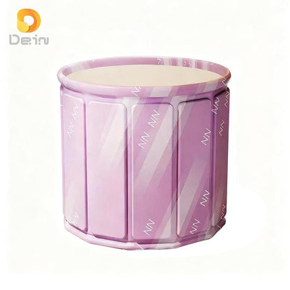 Banheira Dobrável Portátil para Adultos 70cm — 254L com Drenagem Dupla
