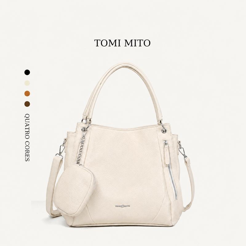 Bolsa Feminina Grande em PU Premium