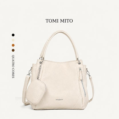 Bolsa Feminina Grande em PU Premium