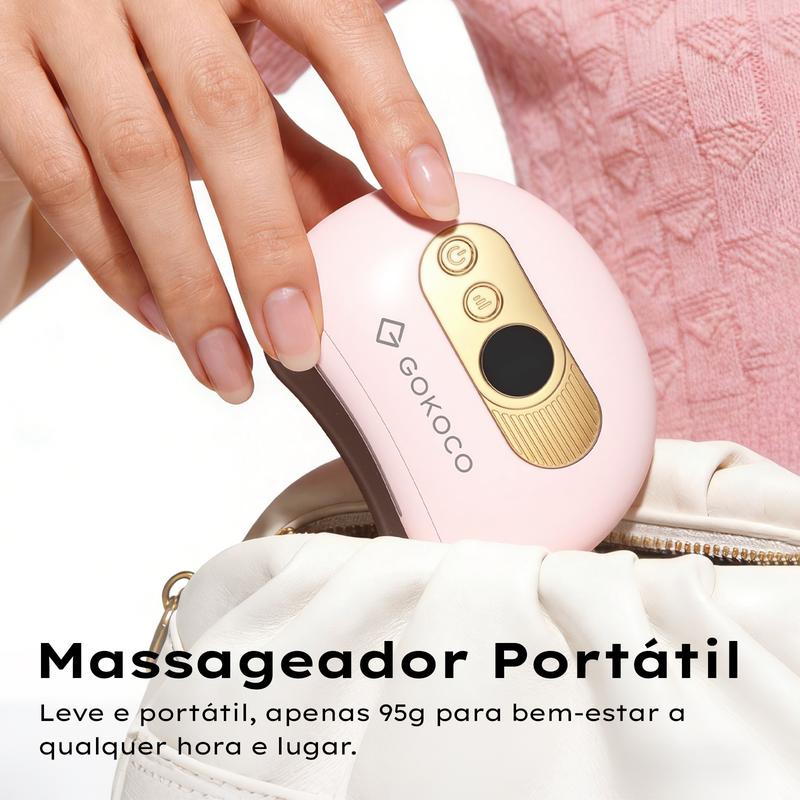 Massageador Inteligente GOKOCO para Rosto e Corpo – 9 Níveis com Calor e Luz Vermelha