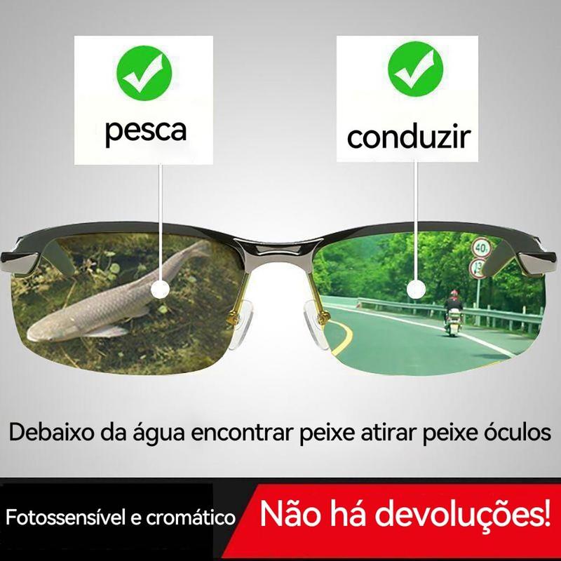 Óculos Fotocromático Polarizado para Direção