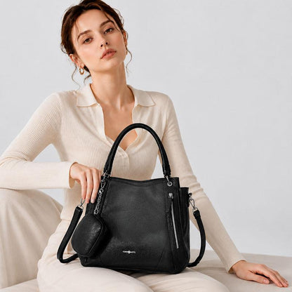 Bolsa Feminina Grande em PU Premium